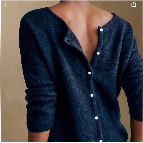Sezane Sweaters - Sézane Gaspard Navy Jumper